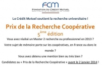 Prix de la recherche coopérative Prix de la recherche coopérative
